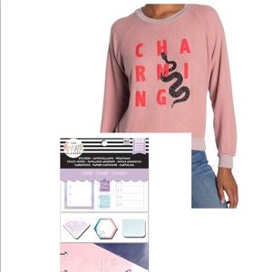 NWT Wildfox Charming Crewneck Sweater Xs